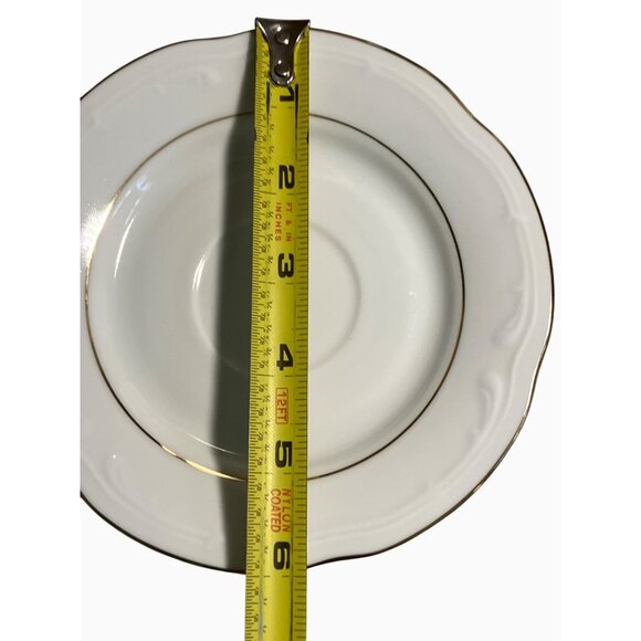 Southington Baum Golden Rhapsody Fine China Tea Coffee Cups and Saucers Set Of 4 - Picture 10 of 11